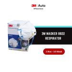 3M MASKER 8822 RESPIRATOR P2 VALVED - 1 Box ( 10 Masker )