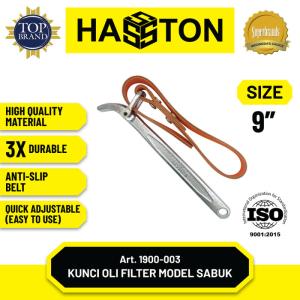 Hasston Kunci Oli Filter Model Sabuk 9" / Oil Filter Wrench (1900-003)
