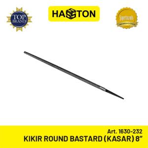 Hasston Kikir Bulat Kasar / Round Bastard Files 8" (12 Pcs) (1630-232)