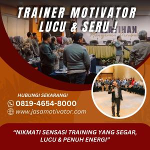 Motivator Lamongan No.1 Profesional, Coach Wahyudi SMT (0819-4654-8000)