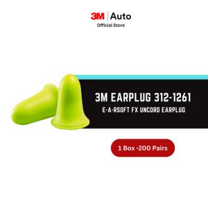 3M™ E-A-Rsoft™FX Uncord Earplugs Hearing Conservation 312-1261 200Paid