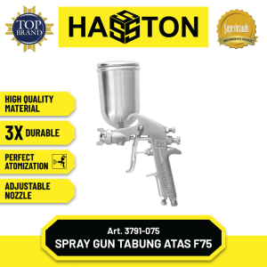 Hasston Spray Gun Tabung Atas F-75A / Alat Semprot Cat (3791-075)