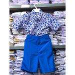 Konveksi seragam batik paud dan tk set warna biru laki/perempuan sirlpo 3382pu