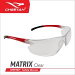 Kacamata Safety Cheetah Matrix Clear Anti Scratch Full Protection