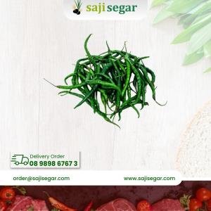 Cabe ijo keriting / 250gram