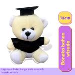 Pembuatan boneka wisuda super murah banget 14.5cm - krem