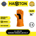 Hasston Sarung Tangan Kulit Coklat / Safety Gloves (4050)