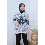 Konveksi BAJU BATIK PGRI WANITA FULL FURING TERBARU 2022 SERAGAM PGRI GURU - KAIN