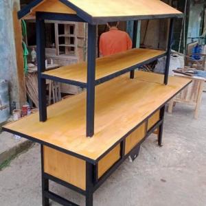 gerobak angkringan khas klaten atap