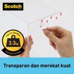 3M Scotch Perekat Double Side Clear Mounting Tape 410-S19 19MM X 1.5M