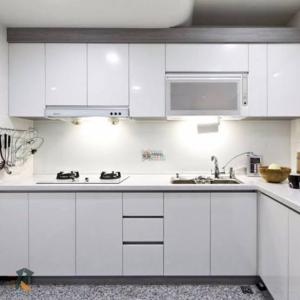 sticker kitchen set putih glossy 61cm x 5mtr 792 - 5MTR X 61CM