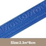 10pcs 2.3m Perbatasan Wallpaper Perekat Diri Dinding Plint Dekorasi Rumah Tangga Interior