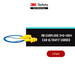 3M 340-4004 EAR Ultrafit Corded Earplugs - Pelindung Telinga