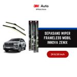3M Wiper Frameless Mobil Toyota Innova Zenix - 24 dan 16 inch
