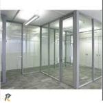 Sekat Partisi Gypsum Untuk Ruangan Kantor + Kusen Alumunium + Kaca
