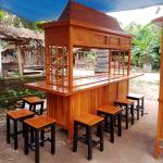 Gerobak angkringan//rombong angkringan full kayu jati 3meter + 10kursi
