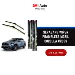 3M Wiper Frameless Mobil Toyota Corolla Cross - 26 dan 16 inch