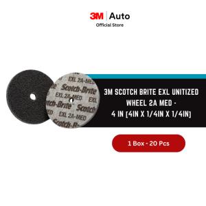 3M™ Scotch-Brite™ EXL Unitized Wheel 2A MED - [4in x 1/4in x 1/4in]