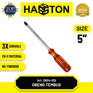 Hasston Obeng Ketok Tembus CRV Whisky / Go - Thru Screwdriver (2604)