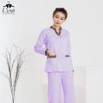 Konveksi Baju Seragam suster Lengan Panjang in Batik Nara Series / nanny uniform/seragam klinik / baju jaga oka dokter
