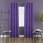 Gorden Emboss Polos Minimalis Gorden Jendela Purple, 120x100cm
