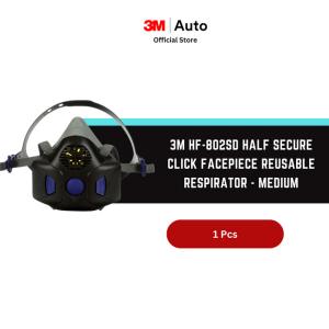 3M™ HF-802SD Half Secure Click™ Facepiece Reusable Respirator - Medium