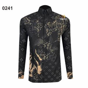 Konveksi kemeja Batik Pria Slimfit Christo Premium CHR 0241 - S