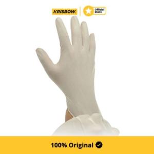 Krisbow Set Glove Sarung Tangan Pengaman Latex 100 Pcs Uk L
