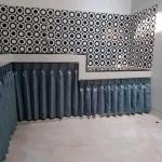 gorden kolong dapur minimalis model kawat S atau model cantelan - Abu-abu, L200xT50