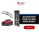 3M Wiper Frameless Mobil Nissan Magnite - 22 dan 16 inch
