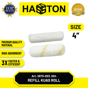 Hasston Refill Bulu Kuas Rol 4" / Cage Frame Paint Rollers (2873-003)