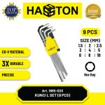 Hasston Kunci L Segi Enam (9Pcs) / Long Hex Key Set (1865-020)