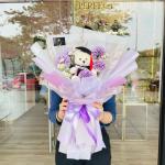 Pembuatan Buket Bunga Wisuda Kado Graduation Hadiah Wisuda Buket Bunga Boneka - Merah
