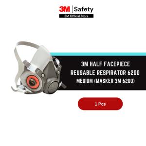 3M Half Facepiece Reusable Respirator 6200 (Masker 3M 6200)