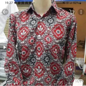 Konveksi BAJU BATIK MERAH SERAGAM SEKOLAH SD LENGAN PANJANG SERAGAM NEGRI ( UNISEX ) KELAS 1-6