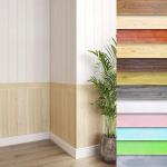 WALLPAPER DINDING 3D WOODEN FOAM MOTIF KAYU WALL STICKER INTERIOR LAR1S.