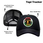 Konveksi Topi Partai PPP Trucker Jaring PPP Topi Partai Persatuan Pembangunan - Hitam