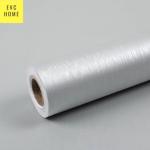 Wallpaper Dinding 3D Premium Texture /interior 5M X 122cm Silver