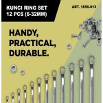 NICHOLEX Kunci Ring 12 Pcs (6-32)(1650-012)