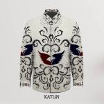 Konveksi Batik katun motif partai PERINDO exclusive K045 - 1