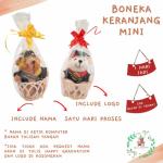 Pembuatan Boneka Wisuda Keranjang - cream