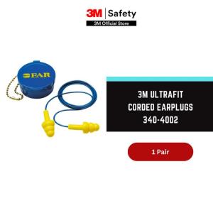 3M UltraFit Corded Earplugs 340-4002 - Pelindung Telinga