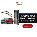 3M Wiper Frameless Mobil Hyundai Creta - 24 dan 16 inch