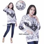 Konveksi Baju Kemeja Batik Seragam PGRI Guru Pria-Wanita - wanita, S