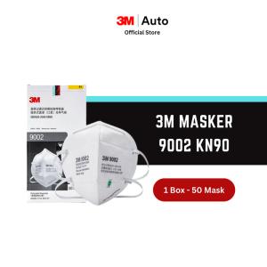 3M™ Masker 9002 KN90 Headloop Mask Anti Polusi - 1 Box (50 Masker)