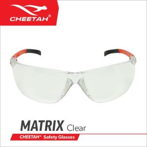 Kacamata Safety Cheetah Matrix Clear Anti Scratch Full Protection