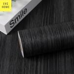 Wallpaper Dinding 3D Premium Texture /interior 5M X 122cm Hitam Serat
