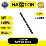 Hasston Mata Bor Beton Pendek 6mm x 100mm / Drill Bit (0241-060) - 3 mm