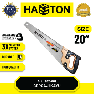 Hasston Gergaji Tangan / Gergaji Belah Gagang Kayu+Karet (1262)