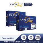 PAPERONE Kertas A4 80gr All Purpose 2 Rim (1000 lembar) Kertas HVS